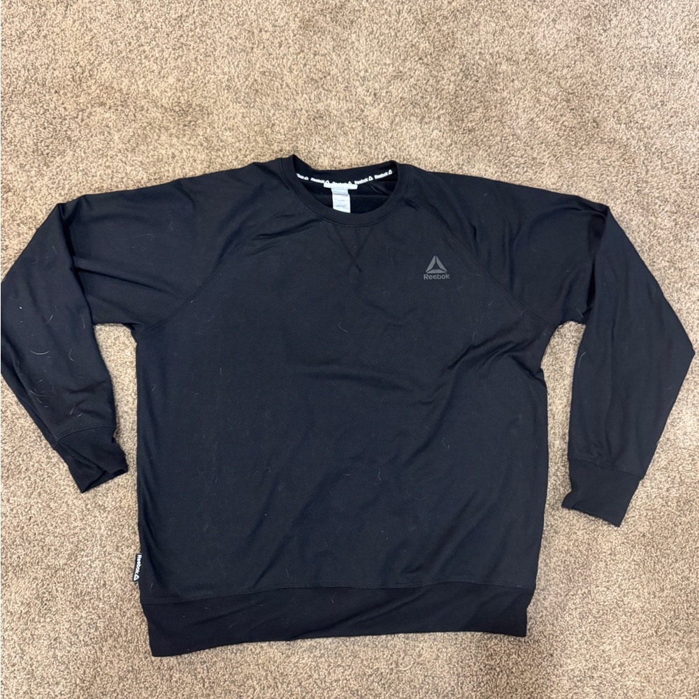 Reebok Men's Classic Black Crewneck Sweater